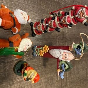 Vintage Santa Christmas Decorations